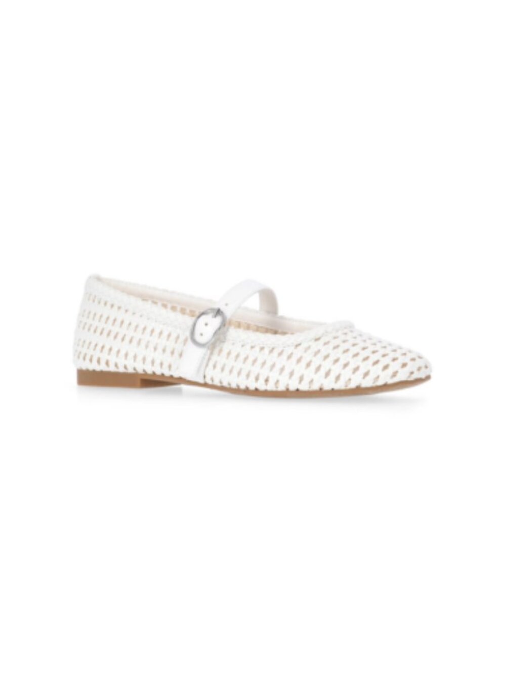 Time and Tru Women's Woven Ballet Flats